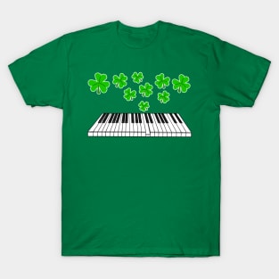 St Patrick's Day Piano Teacher Pianist Irish Musician T-Shirt